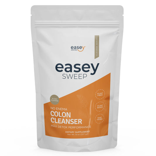 Easey Sweep Colon 10 Day Cleanse for Women & Men, Gentle Gut Cleanse - for Weight and Digestive Support - Herbal Detox, 8oz Powder