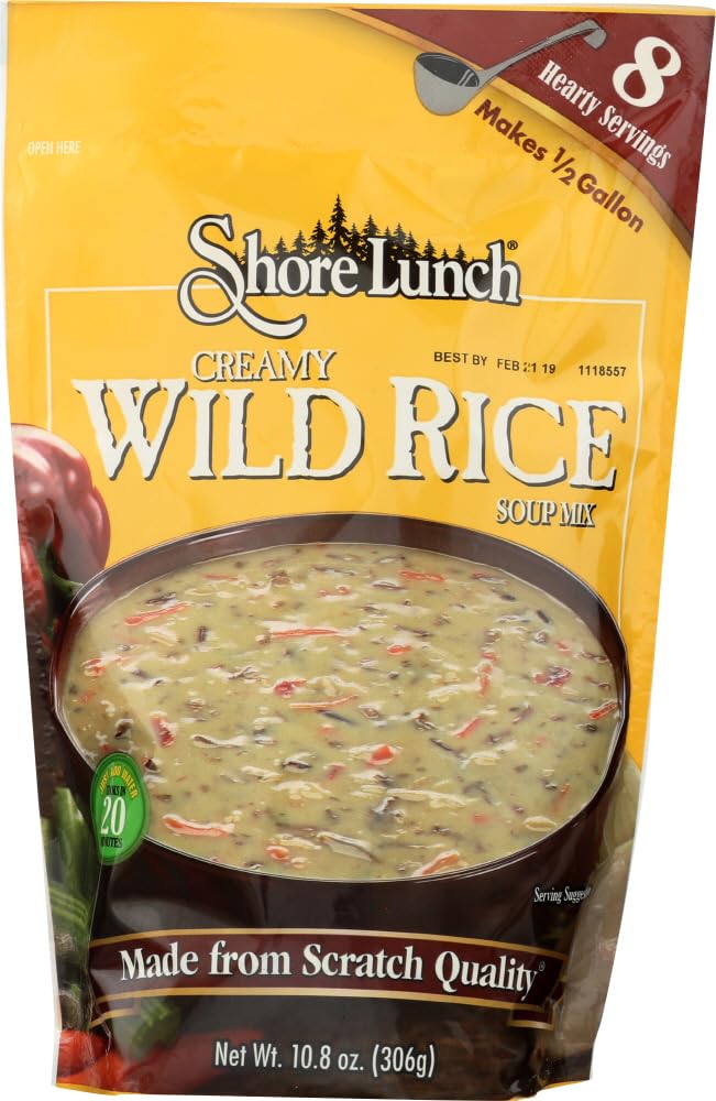 Shore Lunch Creamy Wild Rice Soup Mix 108 oz 2 pk