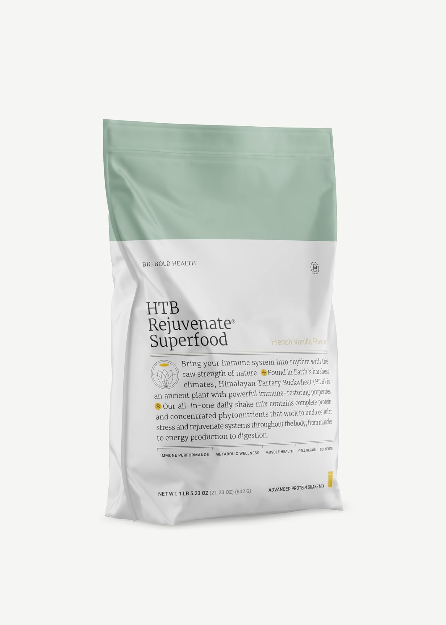 BIG BOLD HEALTH HTB Rejuvenate Superfood Advanced Protein Shake Mix- Superfood Protein Powder, Plant-Based Protein Shake for Immune Rejuvenation, Vanilla Flavor