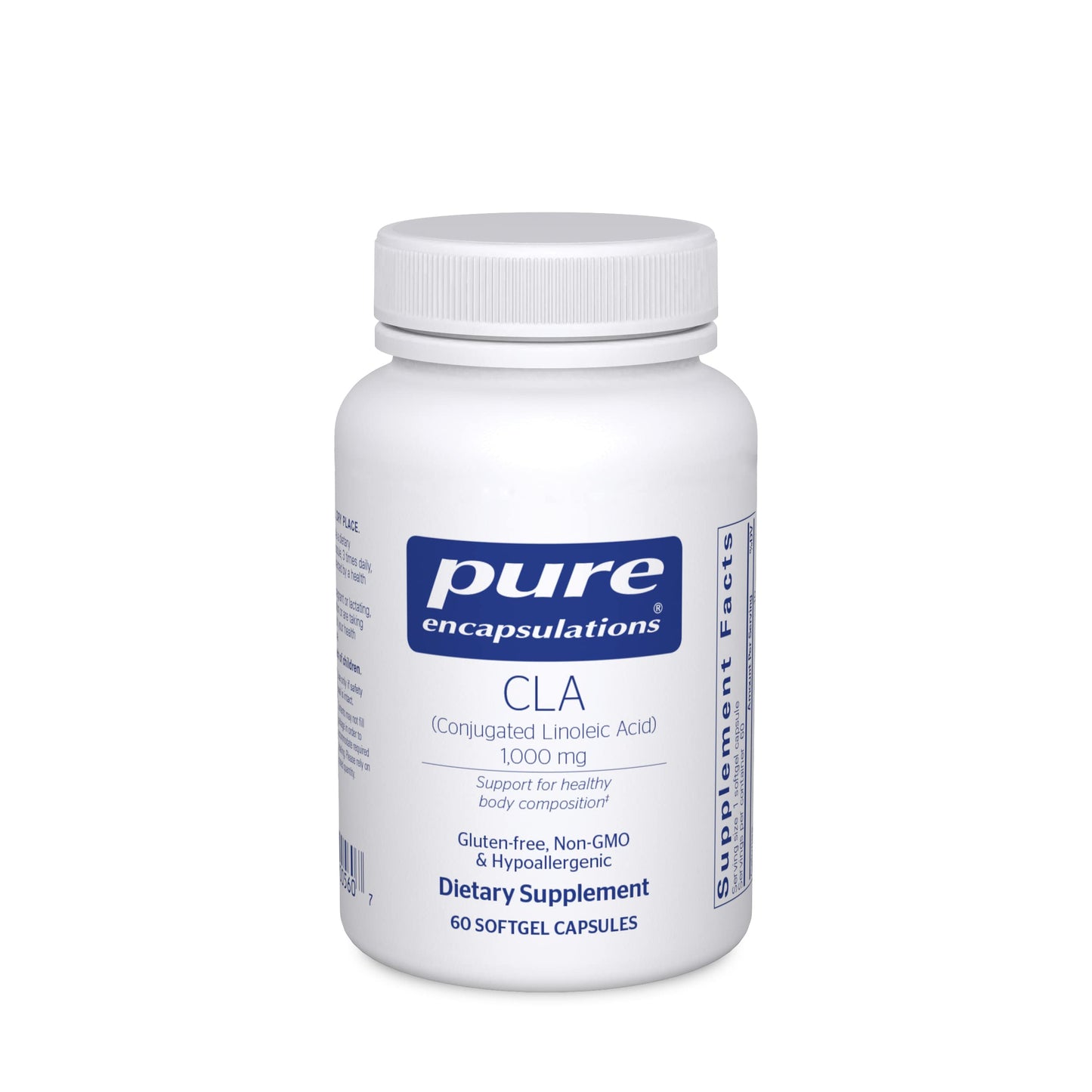 Pure Encapsulations CLA (Conjugated Linoleic Acid) 1,000 mg | Promotes Healthy Body Composition with Exercise* | 60 Softgel Capsules