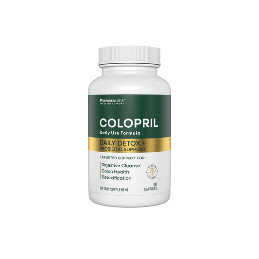 Colopril Colon Cleanse Dietary Supplement - Supports Cleansing of Bowels & Digestive Tract - Eases Constipation - Ginger Root, Lactobacillus, Psyllium & Magnesium Oxide - 90 Capsules (Pack of 1)
