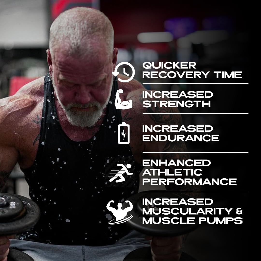 Iron Brothers Supplements Nitric Oxide Booster | Extra Strength Pumps Supplements | Pre-Workout with L-Arginine | Maximum Blood Flow & Vascularity | Increase Muscle Pumps, Energy & Endurance - 30 days