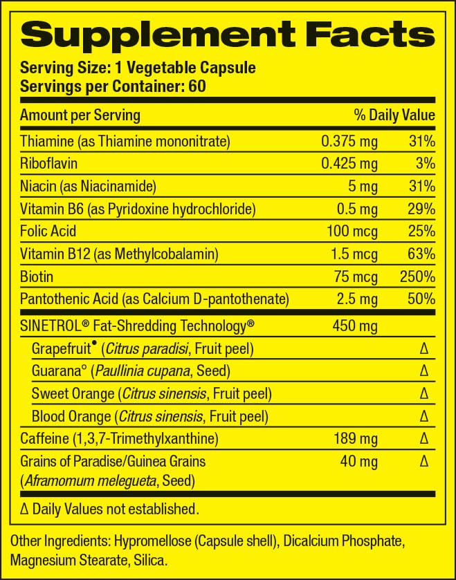 Pharmafreak RIPPED FREAK 2.0 - Hybrid Weight-Loss Supplement - USA - 60ct