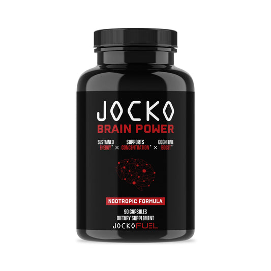 Jocko Fuel Brain Power - Nootropic Dietary Supplements for Memory & Focus - PreWorkout Energy & Focus Supplement (90 Capsules)