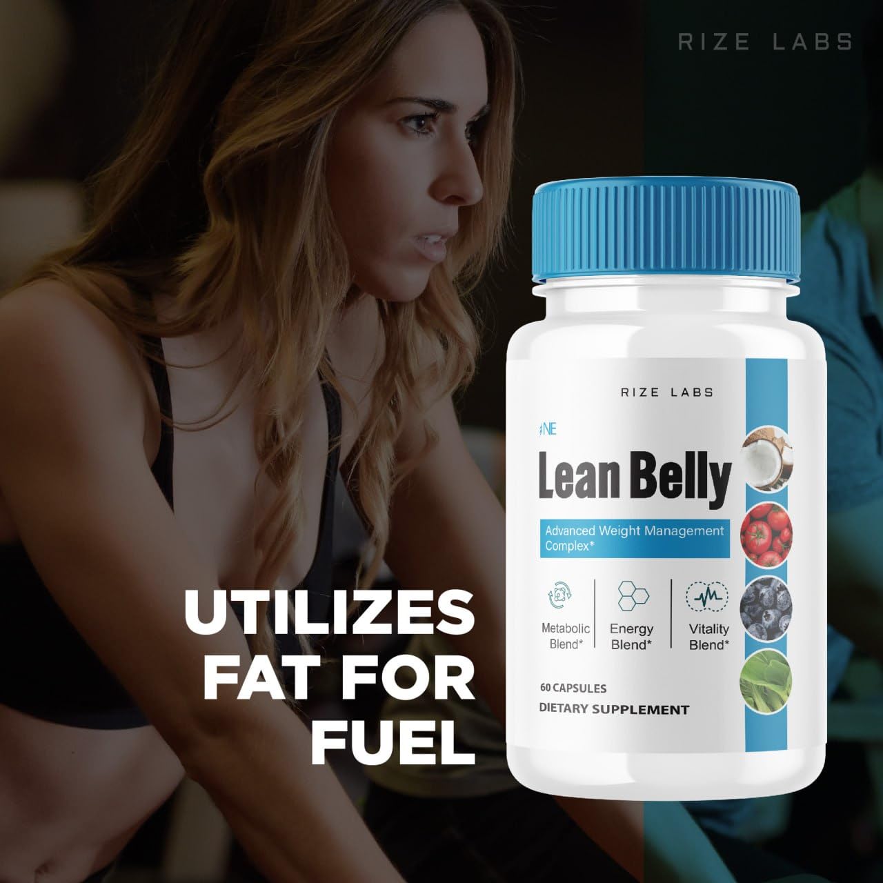 rize labs (Pack of 2 Lean Belly Juice Powder Capsules, Juice Formula Pills for Advanced Weight Loss, Superfood Supplement to Cleanse and Detox, Reviews (120 Capsules)