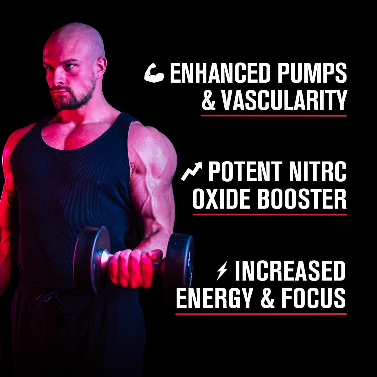 Jacked Factory Essentials Nitric Oxide Booster - Patented Bonded L-Arginine Silicate 1500mg Pre Workout Supplement for Muscle Growth, Pumps, Vascularity and Energy - 90 Veggie Pills