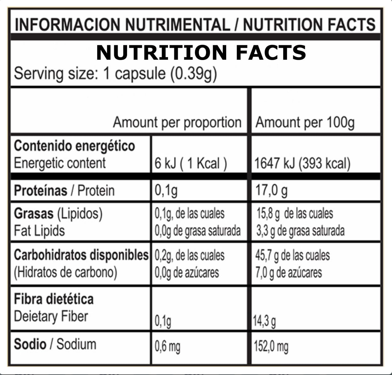 Easy Figure Easy Normal Suggested for Men and Women, Completely Natural Ingredients, Healthy Intestines, Feel Energetic and Healthy, Capsules of Chia, Oats, Flaxseed, Almond Endosperm and White Bran