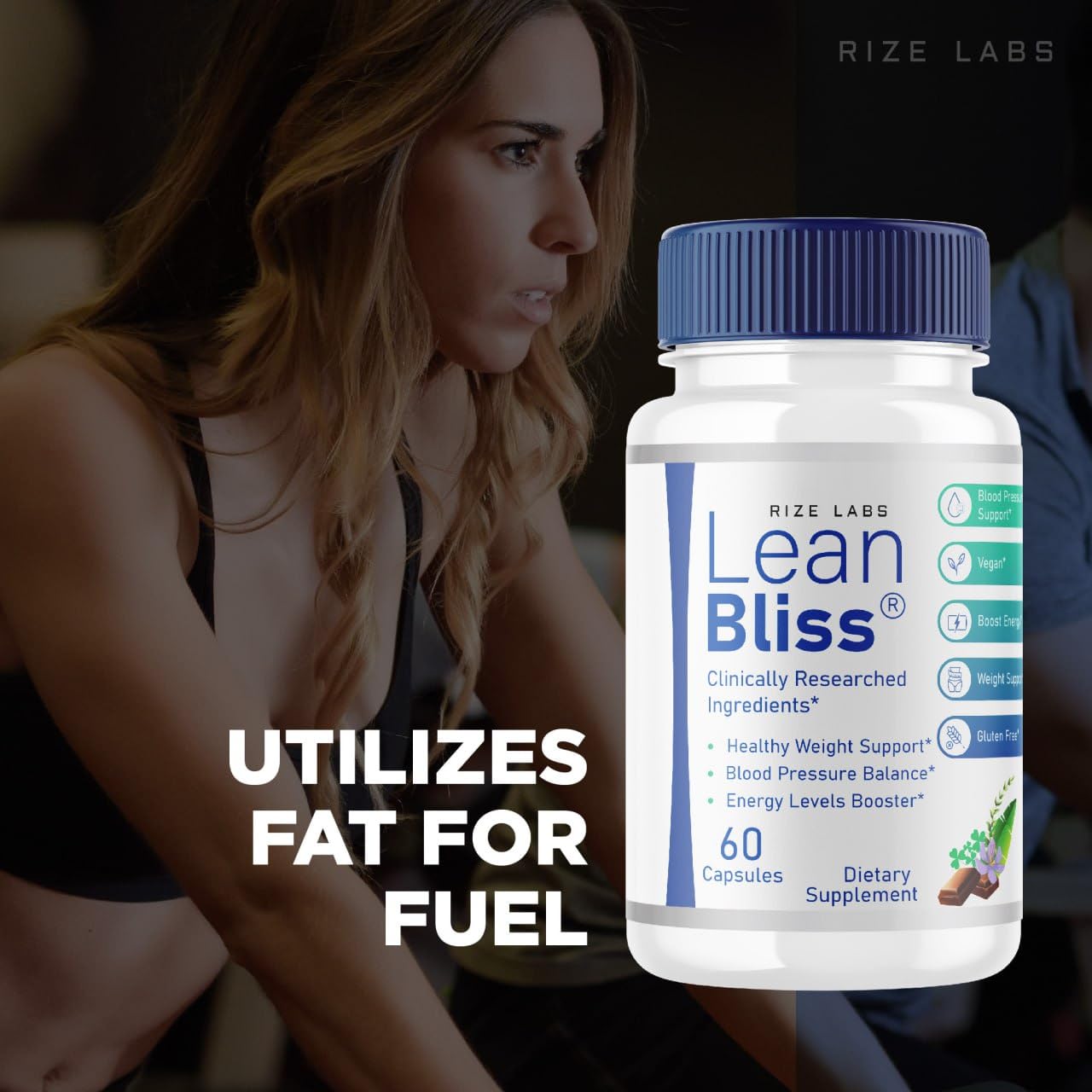 (2 Pack) Lean Bliss - Lean Bliss Weight Health Advanced Formula, LeanBliss Capsules for Natural Weight Management & Blood Support, LeanBliss Dietary Supplement (120 Capsules)