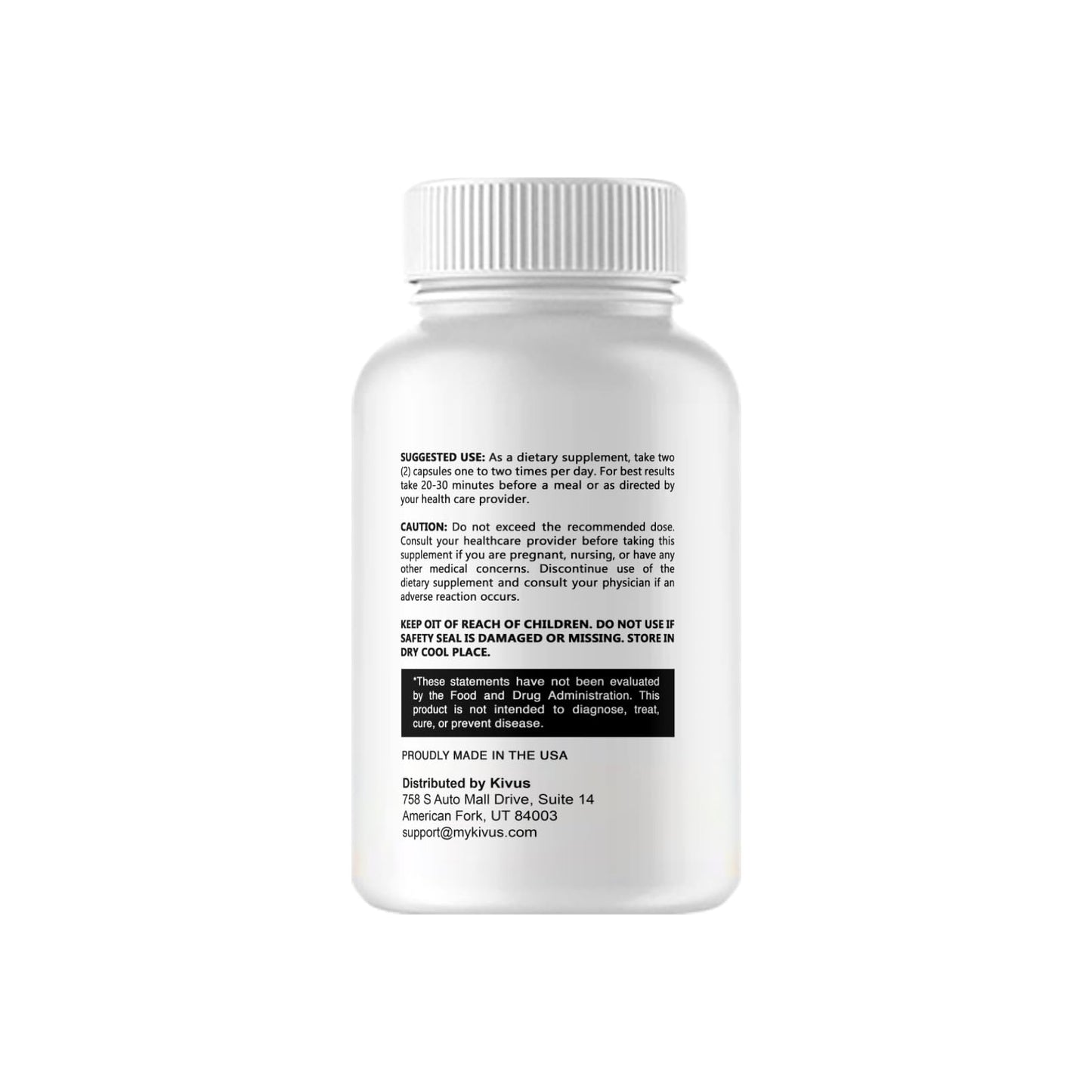 kivus SugarStream - Sugar Stream Pill Supplement (Single, 60 Capsules)