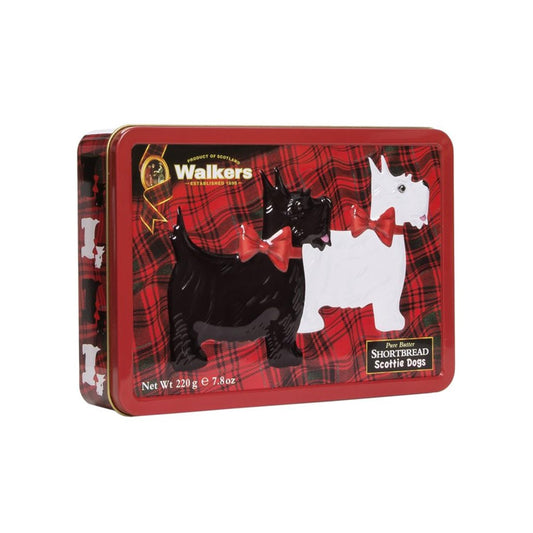 Walkers Shortbread Scottie Dog Shaped Cookies AllButter Shortbread Cookies 78 Oz Gift Tin