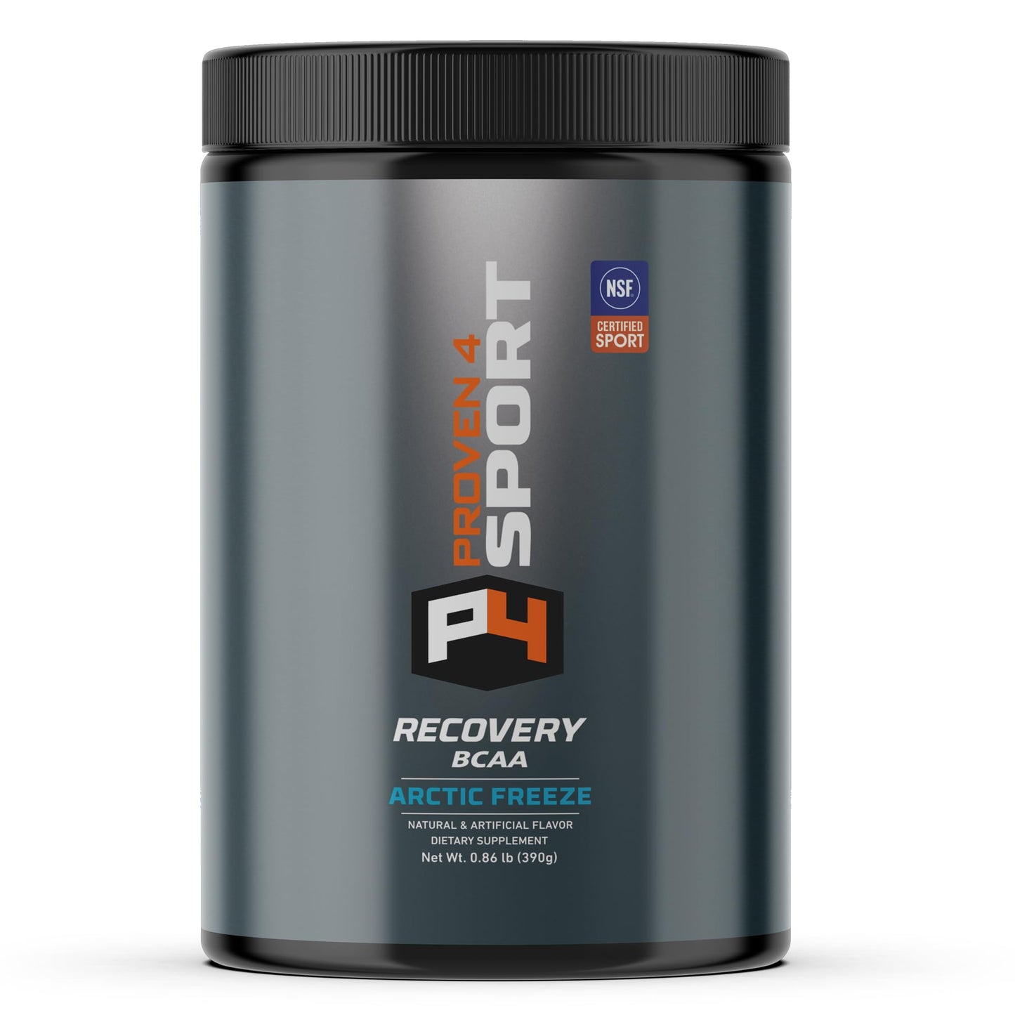 Proven4 Bcaa Post Workout Recovery Powder - NSF Certified for Sport Muscle Recovery Supplements with Electrolytes and Amino acids Powder Arctic Freeze Flavor 30 Servings