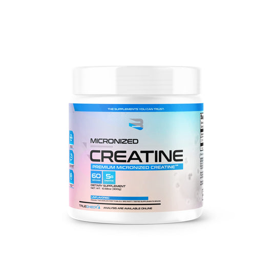 Believe Supplements Creatine - Pure Creatine Monohydrate for Explosive Strength & Muscle Growth | Micronized for Rapid Absorption | Enhance Athletic Performance & Accelerate Recovery! (60 Servings)
