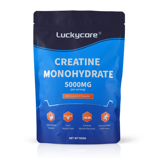 BIO NUTRI Creatine Monohydrate - 5000 mg Pure Micronized Creatine - Creatine Powder Support for Strength & Performance - 100 Servings, 500G