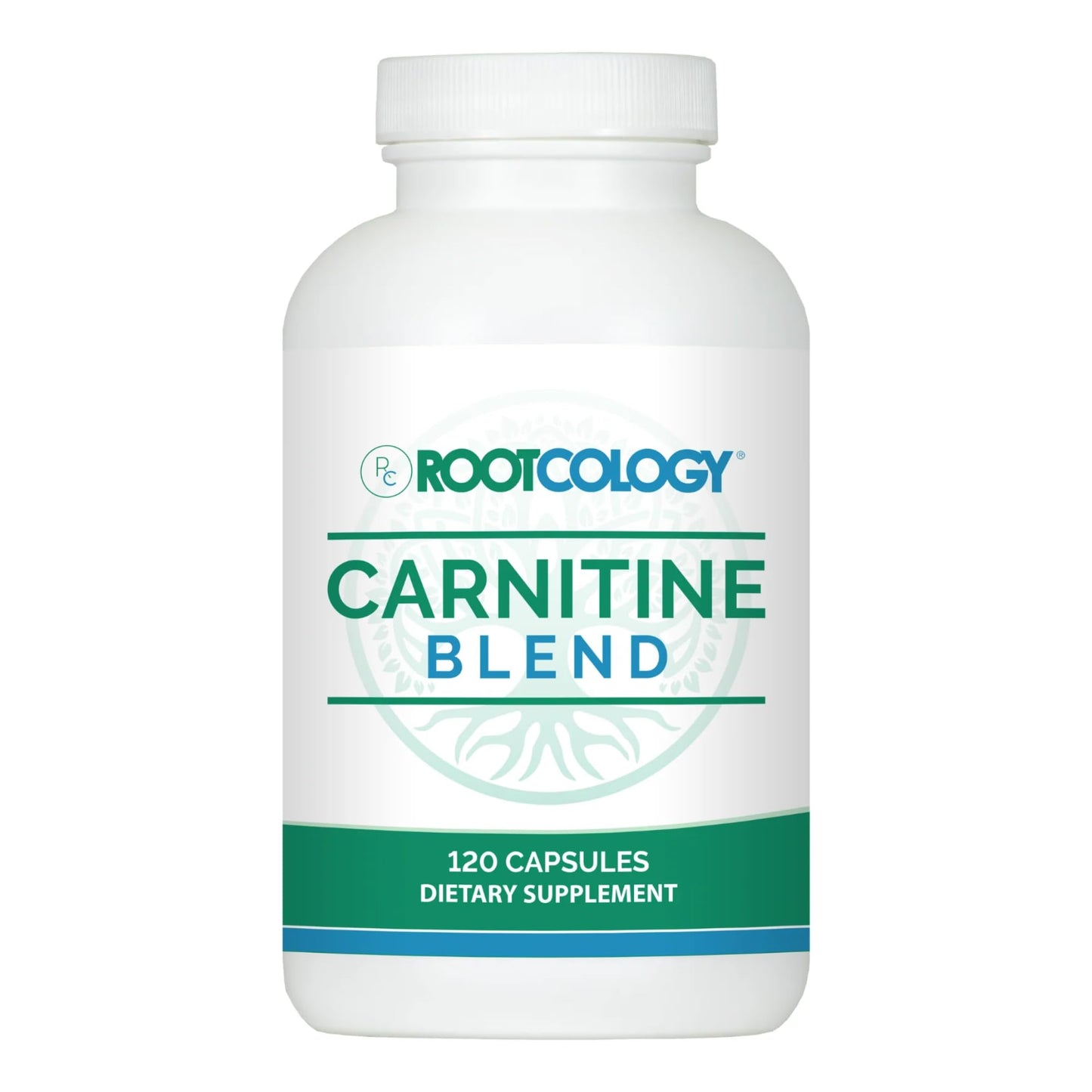 Rootcology by Dr. Izabella Wentz | Carnitine Blend | L-Carnitine & Acetyl-L-Carnitine Formula | Ideal for Vegetarians | 120 Capsules