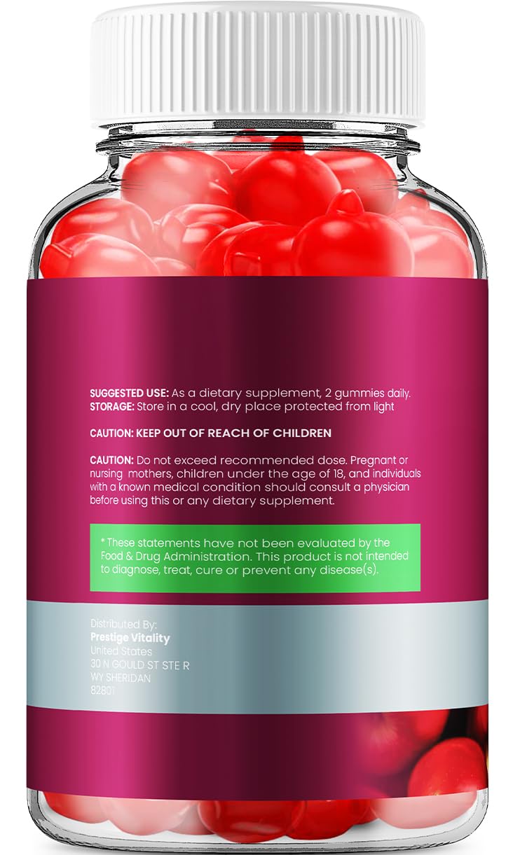 PureXKeto ACV Gummies Dietary Supplement - PureX Keto Keto ACV Gummies with Apple Cider Vinegar & Pomegranate Juice, Pure X Keto Gummies Reviews, Advanced Weight Management (1 Pack - 60 Gummies)