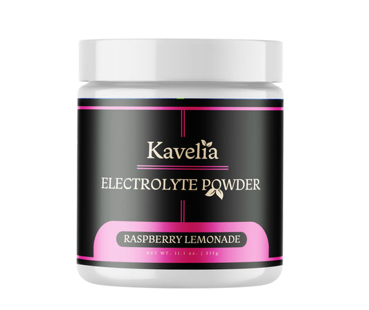 Kavelia Ultra Premium Electrolyte Powder Keto Diet - Essential Minerals, Including Calcium, Magnesium, and Potassium, with Vitamins C, D3, and K2 (Regular, Rasberry Lemonade)