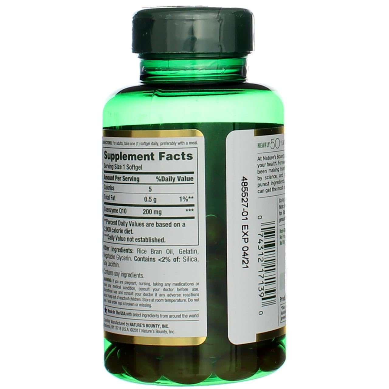 Nature's Bounty CoQ10 200 mg Q-Sorb Softgels, 80 ct
