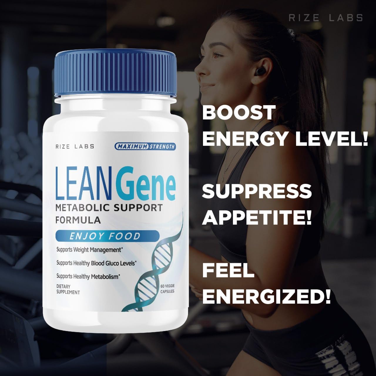 (2 Pack) Lean Gene Supplement, Lean Gene Metabolic Support Formula, Lean Gene for Advanced Weight Loss, Lean Gene Maximum Strength Capsules, LeanGenex All-Natural Pills, LeanGene Review (120 Capsules)