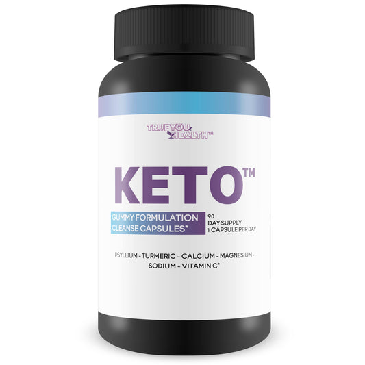 3X Keto Gummy Formulation Cleanse Capsules 90 Day Supply 1 Capsule Per Day - Help Detox Cleanse Waste & Toxins with Keto Apple Cider Vinegar Cleanse - Contains Calcium, Magnesium, Psyllium Cleanse