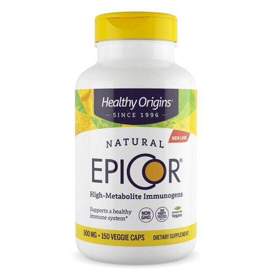 Healthy Origins EpiCor 500 mg (Immune Support, Non-GMO, Gluten Free), 150 Veggie Capsules