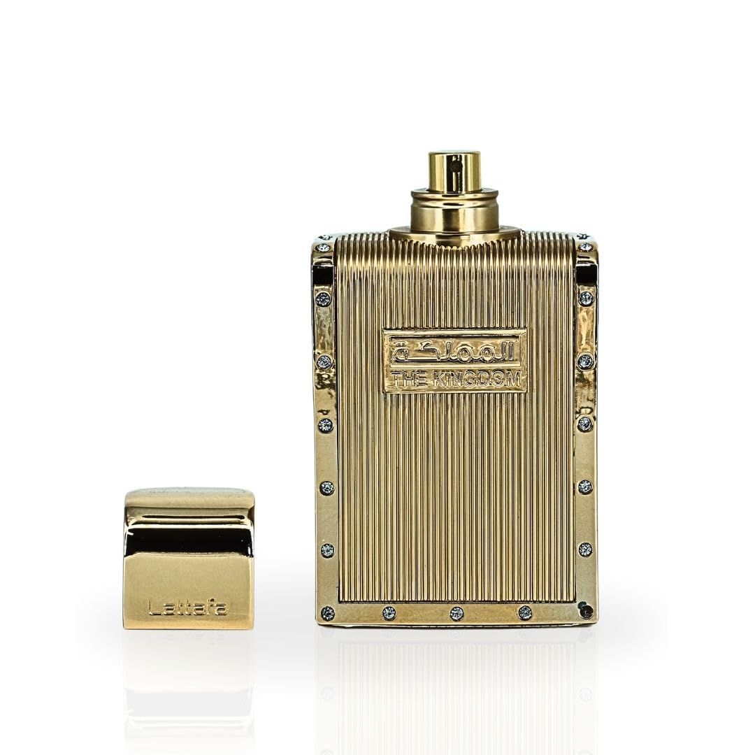 Lattafa The Kingdom Eau De Parfum Spray for Men, 3.4 Ounce