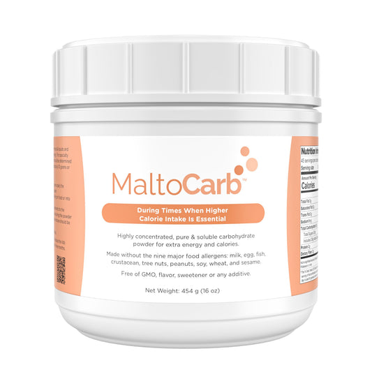 MaltoCarb Maltodextrin Powder - Carbohydrate Powder for Sustained Energy, High-Calorie, Fast-Absorbing, Gluten-Free, Plant-Based, Ideal for Recovery, Weight Gain, Athletes & Dietary Support- 454g