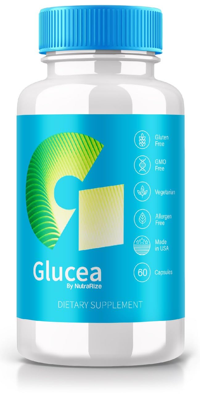 Glucea Capsules - Glucea Supplement to Maintain Stable Healthy Levels, All-Natural Blood Dietary Pills, Glucea Support Advanced Formula for Optimal Health, Pastillas Reviews (60 Capsules)