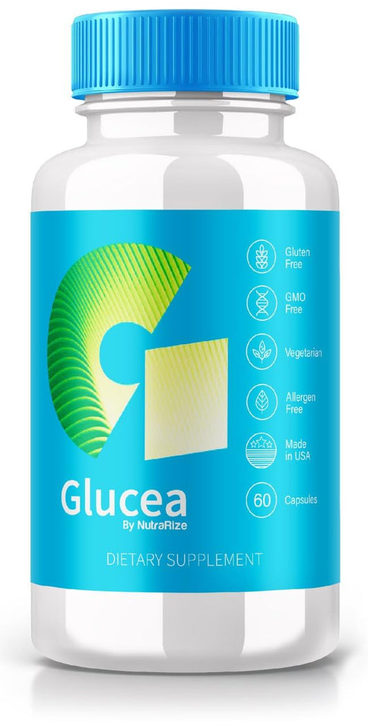 Glucea Capsules - Glucea Supplement to Maintain Stable Healthy Levels, All-Natural Blood Dietary Pills, Glucea Support Advanced Formula for Optimal Health, Pastillas Reviews (60 Capsules)