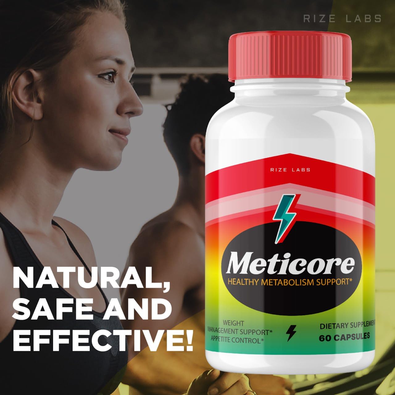 rize labs - Meticore Weight Loss Supplement, Total Body Wellness Capsules, Used to Unlock The Path to a Healthier Living, for a Leaner Figure (300 Capsules)