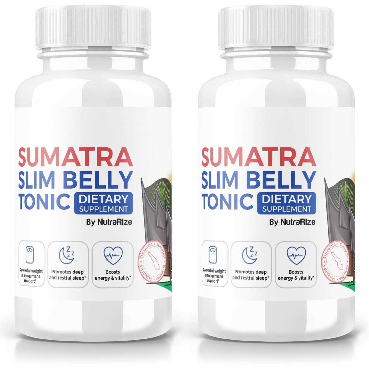 (2 Pack) Sumatra Slim Belly Tonic, Sumatra Slim Belly Tonic Dietary Supplement for Advanced Weight Loss, Maximum Strength All-Natural Pill to Target Belly Fat, Sumatra SlimBelly Reviews (120 Capsules)