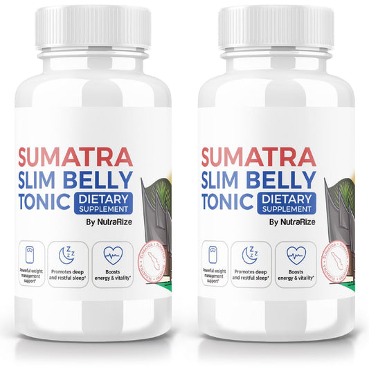 (2 Pack) Sumatra Slim Belly Tonic, Sumatra Slim Belly Tonic Dietary Supplement for Advanced Weight Loss, Maximum Strength All-Natural Pill to Target Belly Fat, Sumatra SlimBelly Reviews (120 Capsules)
