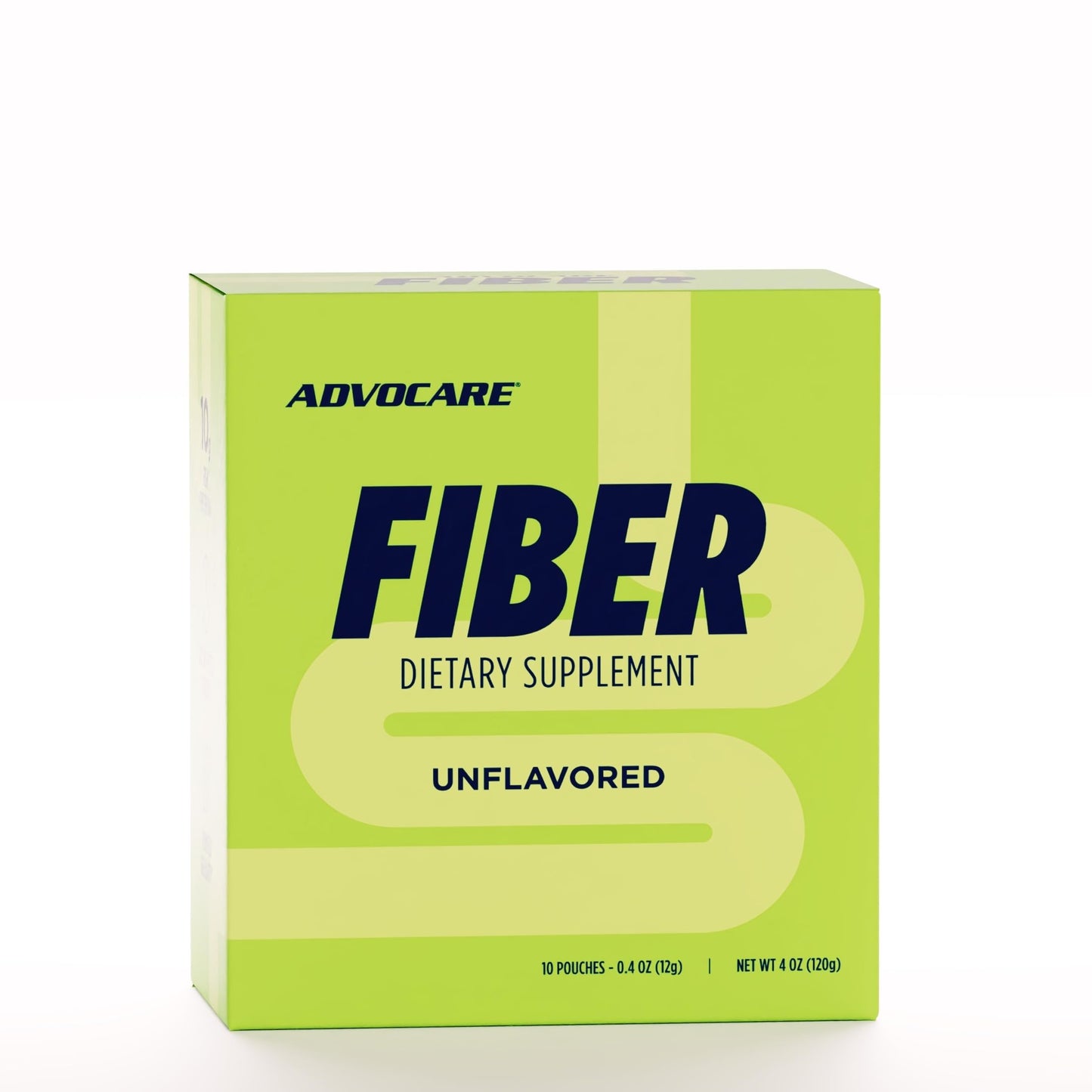 AdvoCare Fiber Dietary Supplement - Daily Powder Supplement with Soluble & Insoluble Fiber - Blend Includes Psyllium Seed & Corn - Supports Digestive Health* - Unflavored - 10 Pouches