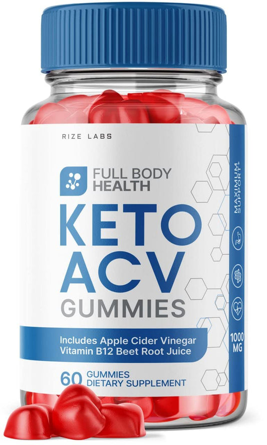 rize labs - Full Body Health Keto ACV Gummies for Advanced Weight Loss Support Max Strength Formula for Full-Body Energy (60 Gummies)