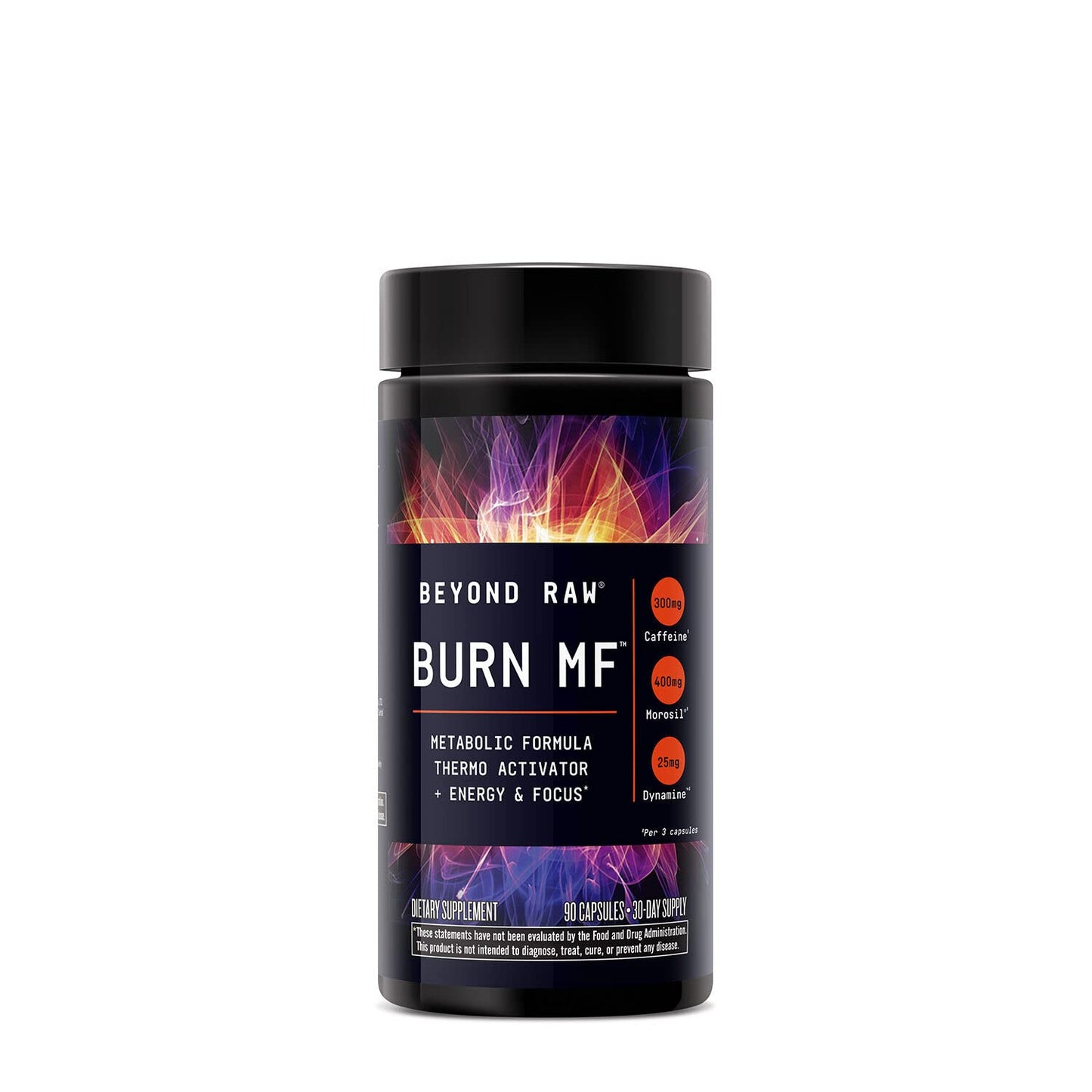 Beyond Raw Burn MF | Metabolic Formula, Thermo Activator, Supports Energy and Focus | 90 Count