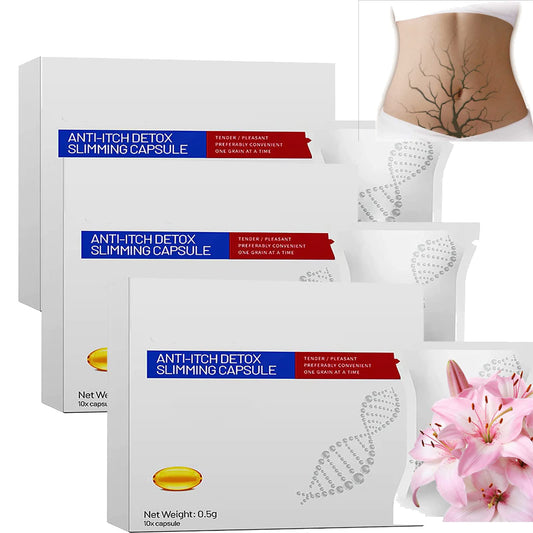 BXS Soothe&Slim Anti-Itch Expulsion of Toxin Lose Weight Capsule, Instant Anti-Itch Expulsion of Toxin Lose Weight Product (3PCS)