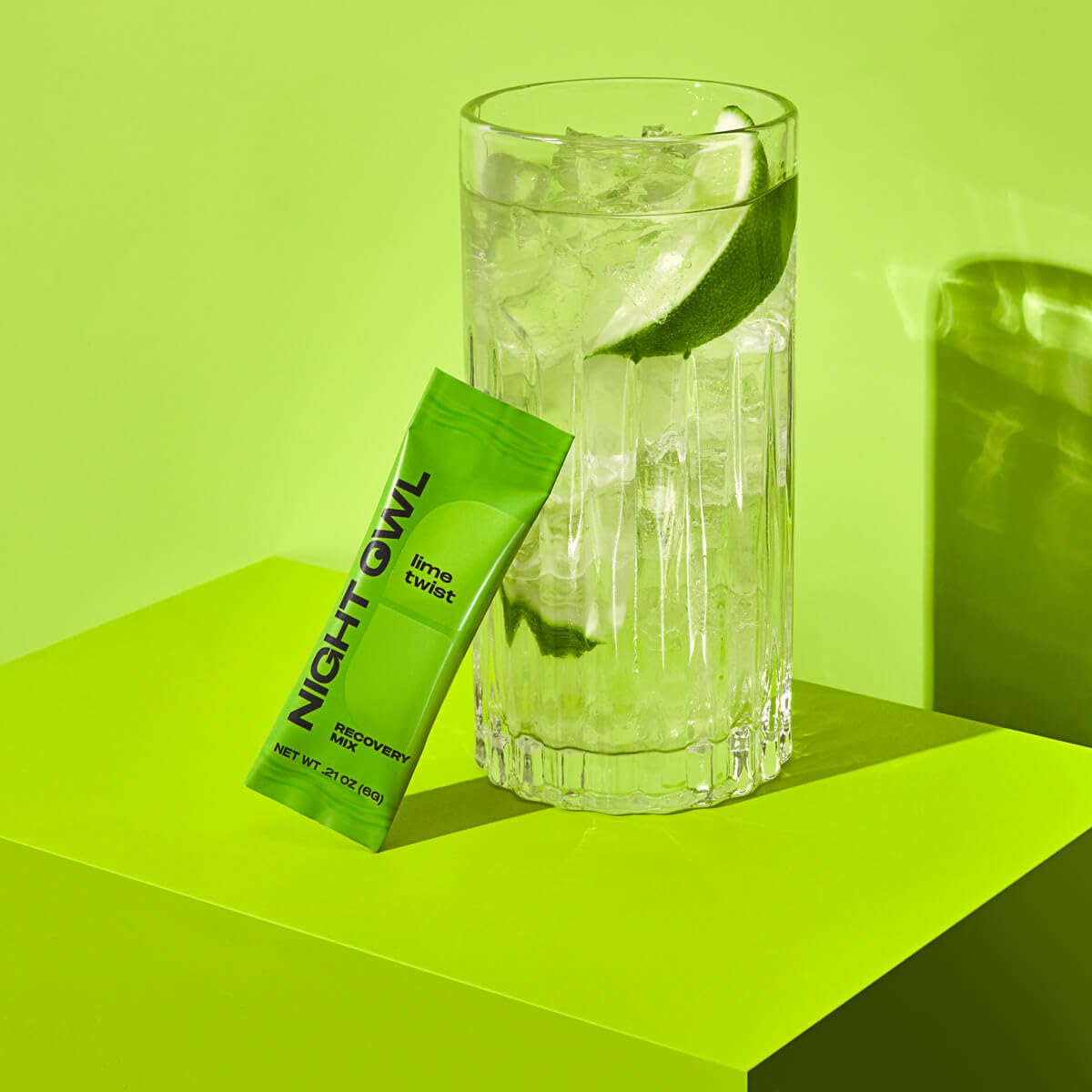 NIGHT OWL ELECTROLYTES Recovery Mix - Lime Twist - 12 Pack