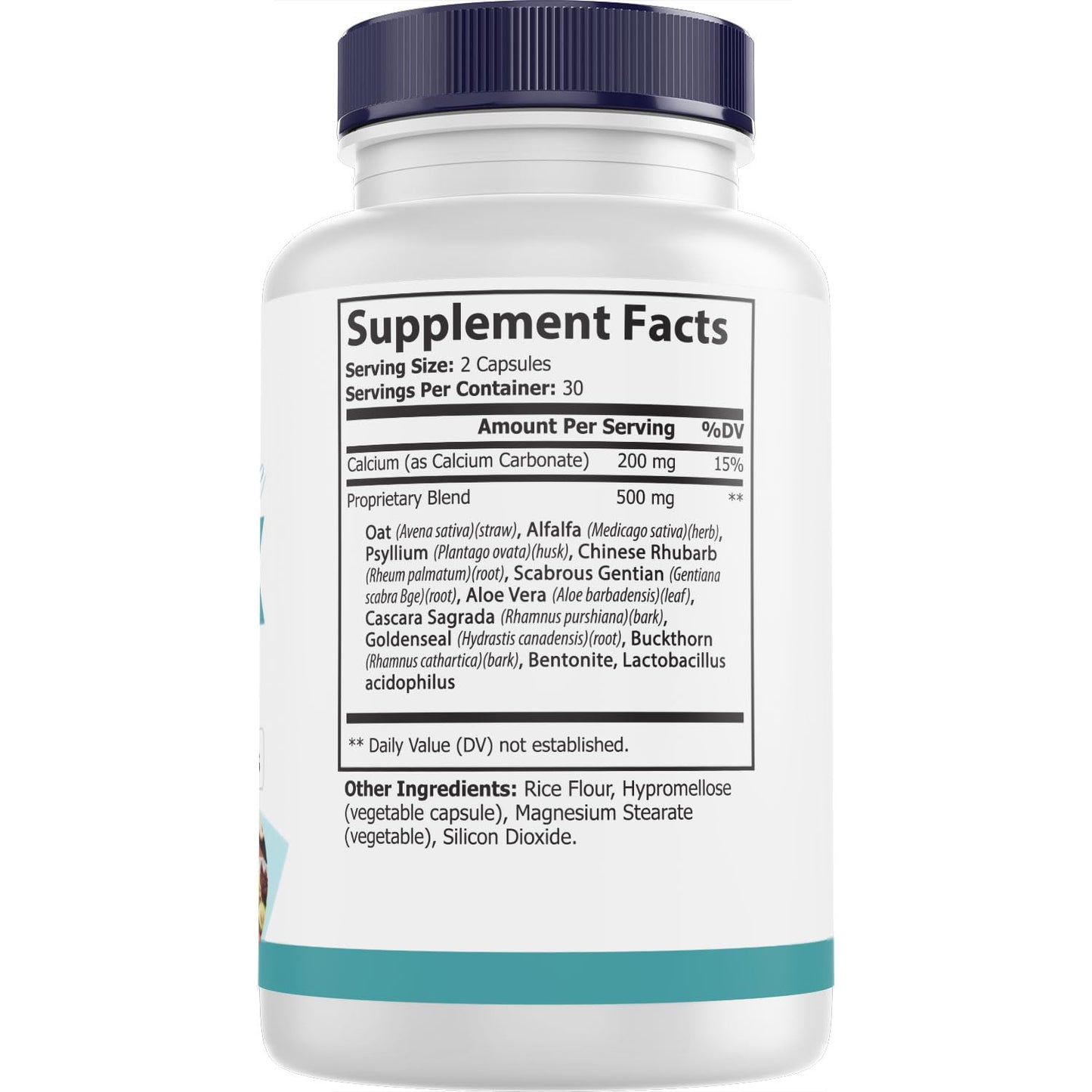 15 Day Cleanse 2X - Double Gut & Colon Support - Advanced Gut Cleanse Detox for Women & Men with Alfalfa, Cascara Sagrada, Probiotics & Psyllium Husk - Non-GMO - Made in USA - 60 Capsules (4 Bottles)