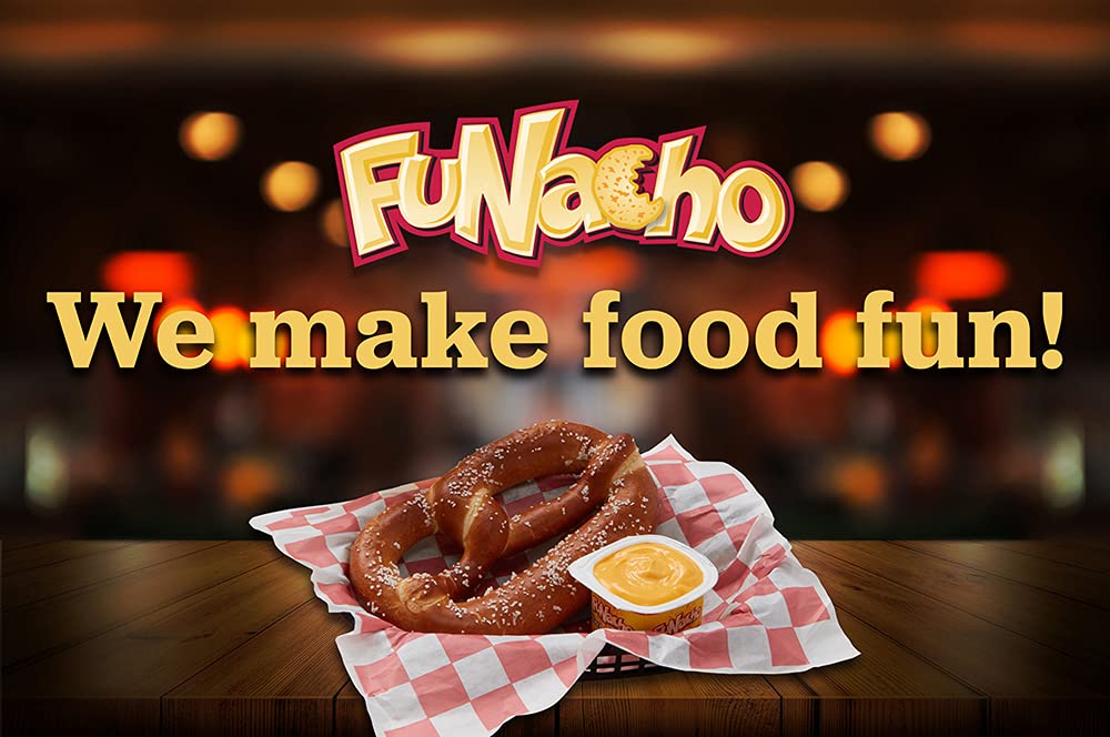 FUNacho Nacho Cheese Sauce  Delicious Cheese Dip  Perfect Condiment for Nachos Hot Dogs Pretzels and Cheese Fries  Gluten Free Queso De Nachos   48 Count 35 oz each