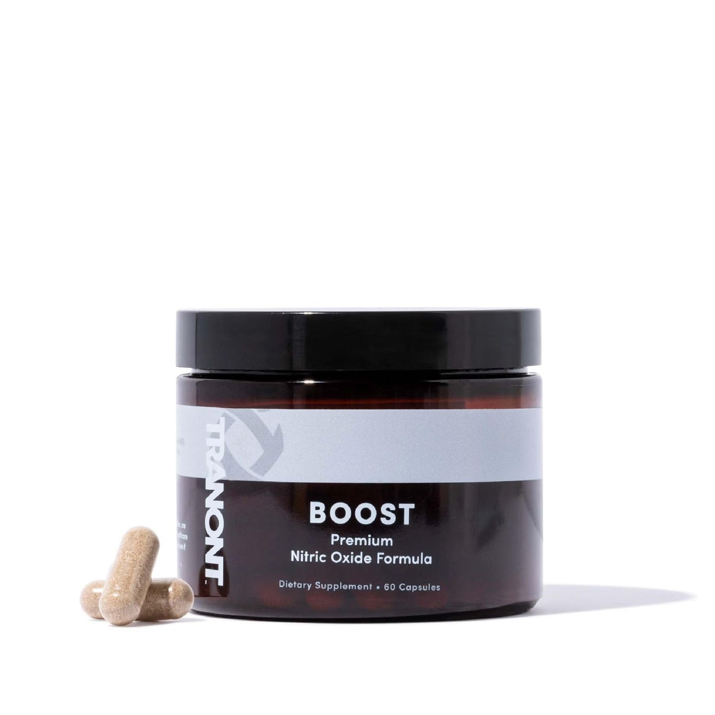 Tranont Boost - Advanced Nitric Oxide Supplements for Women & Men. Peak Performance, Energy, & Focus - Nitric Oxide, L-Arginine, Antioxidants for Improved Mental Clarity & Strong Muscles - 60 Capsules