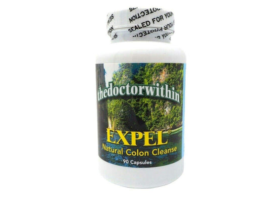 thedoctorwithin EXPEL - Herbal Digestive Support & Colon Cleanse Supplement | Natural Detox Formula | Supports Regularity & Gut Health | 90 Capsules