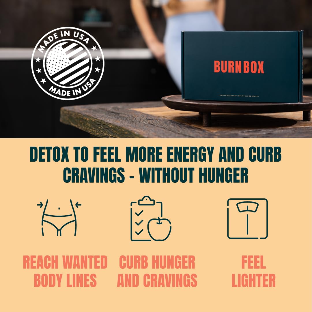 BURNBOX 3 Day Fasting Kit | Intermittent Fasting Drink for Women & Men - Manage Weight, Boost Energy & Curb Appetite Cravings - Low-Calorie Diet Food, Fasting Supplement for Full Body Detox & Cleanse