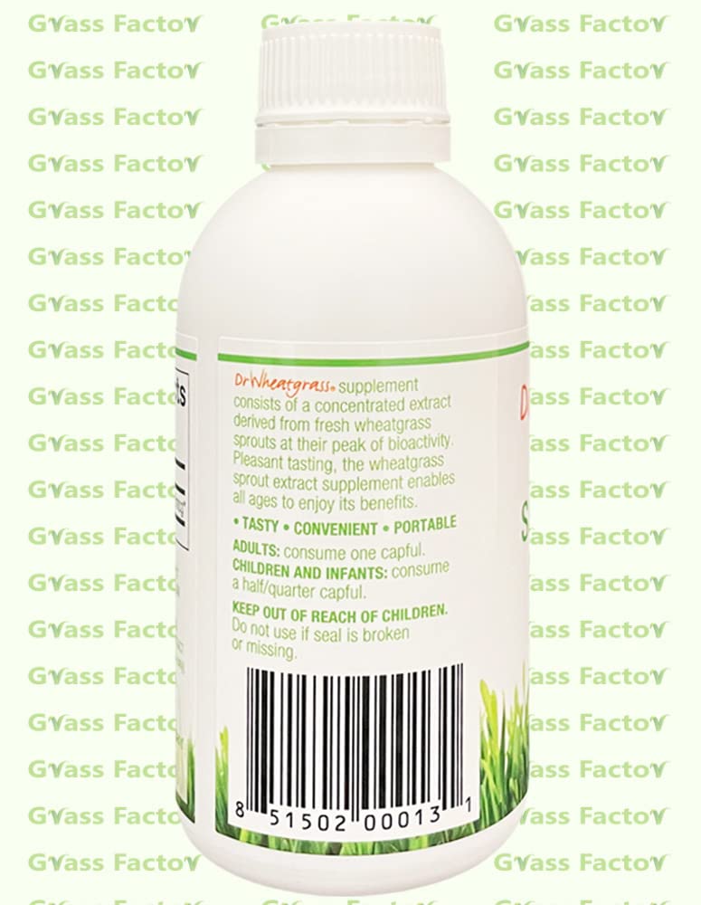 Dr Wheatgrass (Pack of 2) Supershots(30 Day Supply) - Wheatgrass Extract in a Bottle, Stronger Than Fresh Wheatgrass Juice and Powder