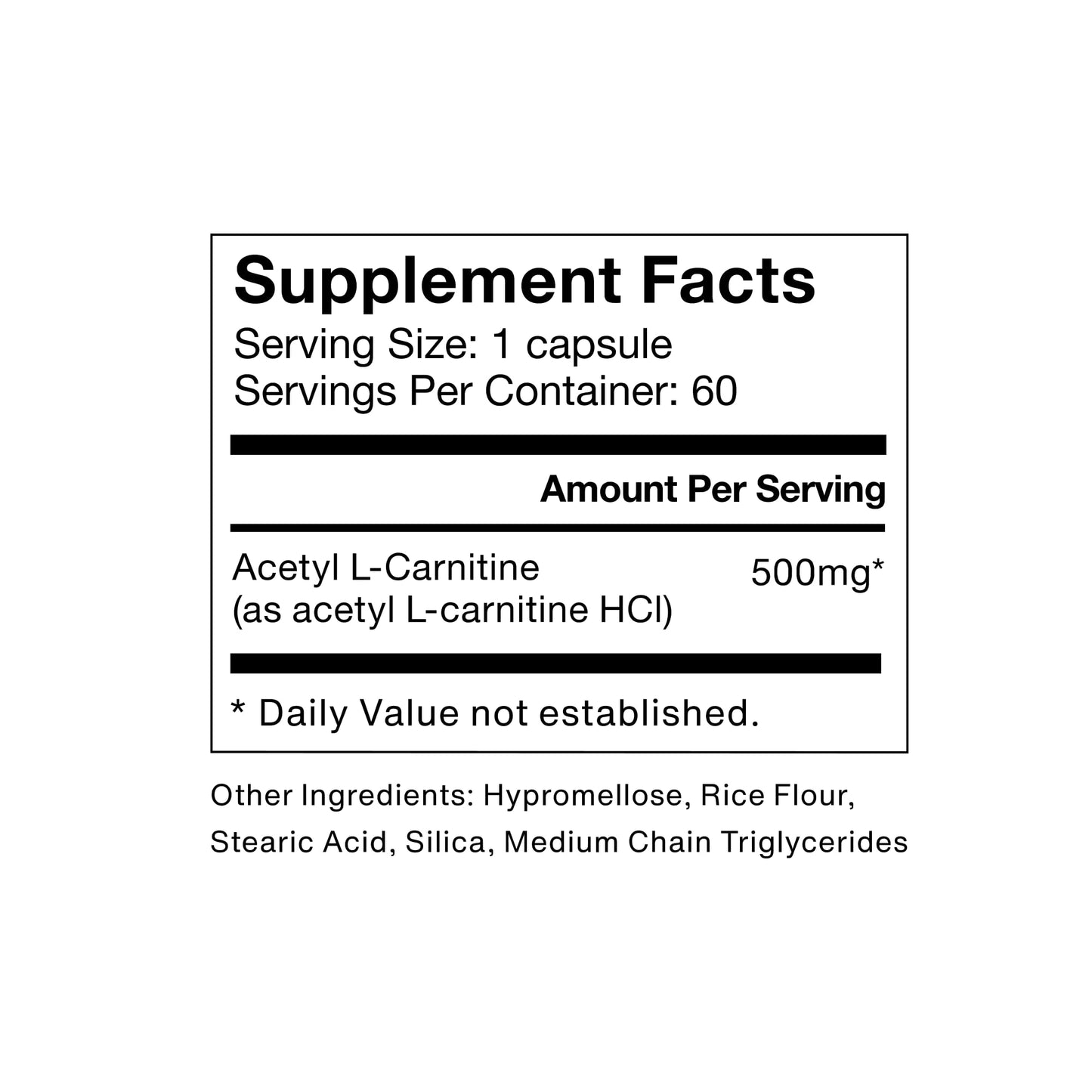 Momentous Acetyl-Carnitine, 60 Servings
