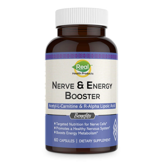Acetyl L-carnitine 1000mg & R-Alpha Lipoic Acid 300mg Capsules - Nerve & Energy Booster Ala Supplement & Carnitine Supplement - Cardiovascular, Cognitive Function & Antioxidant Support