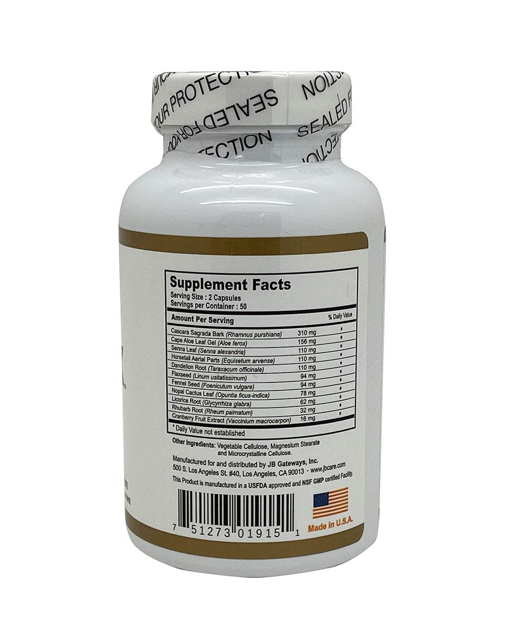 Amazing Natural Mega Clean Detox 600 mg 100 VegiCaps Dietary Supplements