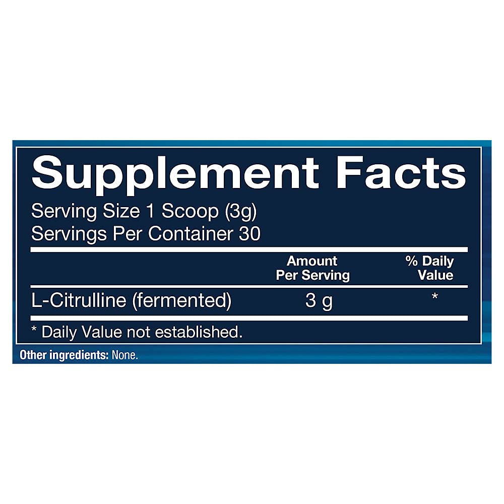 BodyTech Fermented L-Citrulline 3000MG - Supports Exercise Endurance & Nitric Oxide Production (3.17 Ounce Powder)