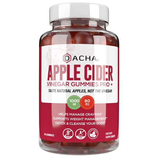 Premium Apple Cider Vinegar Gummies - 80 Count, 1000mg Raw, Organic, Unfiltered ACV from The Mother, Not Sticky, Immune, Detox, Fitness & Acid Reflux Heartburn Pomegranate Beet Root Vitamin B9 B12