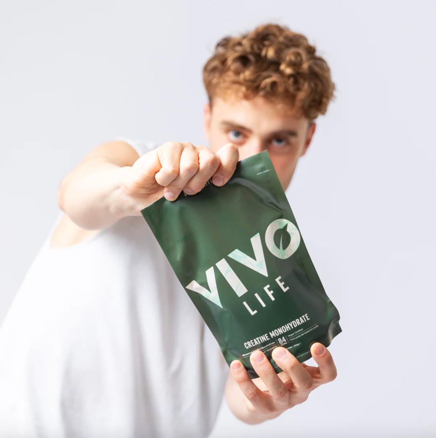 Vivo Life - Creatine Monohydrate Powder Micronised - Vegan, Unflavoured (8.8 oz, 84 Servings)