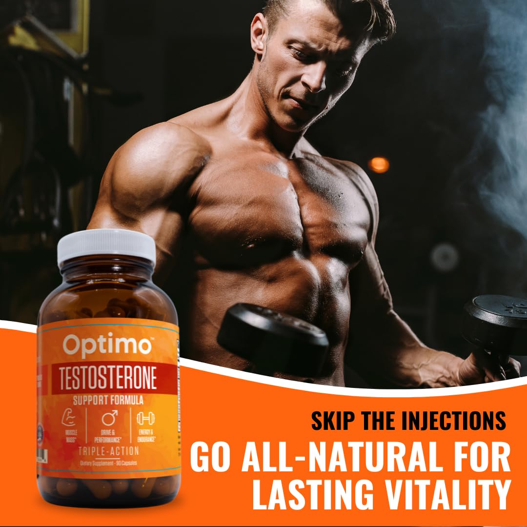 Testosterone Booster Supplement for Men & Women 9 Key Ingredients Tongkat Ali, Tribulus, Fenugreek, Ashwagandha, Maca, Boron, Zinc, VIT D, DAA - 90 Capsules