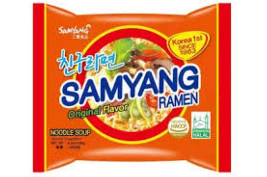 Samyang Ramen Instant Ramen Noodles Original Flavor  3oz Pack of 10